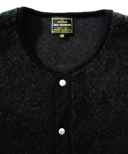 EGO TRIPPING(エゴトリッピング)の「mcg3501-WARMNEST ベスト(ベスト・メンズ・ヘザーチャコール/ブラック・48/46)」の8枚目の写真
