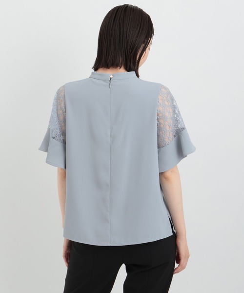 【選べるネックデザイン】ソデレースブラウス136094（シャツ/ブラウス）｜Andemiu（アンデミュウ）