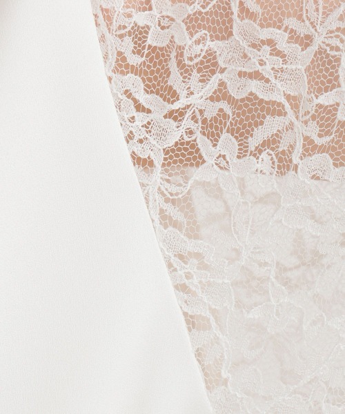 【選べるネックデザイン】ソデレースブラウス136094（シャツ/ブラウス）｜Andemiu（アンデミュウ）