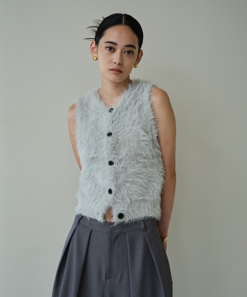 AIC.（エーアイシー）の「2WAYフェザーニットベスト（ベスト）」 - WEAR