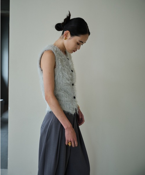 AIC.（エーアイシー）の「2WAYフェザーニットベスト（ベスト）」 - WEAR