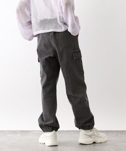 GLOBAL WORK(グローバルワーク)の「スゴラクストレッチカーゴジョグパンツ/115788(カーゴパンツ・キッズ・ブラック系その他/カーキ/ブラック/ライトブルー・120cm/130cm/140cm/150cm/160cm/170cm)」の10枚目の写真