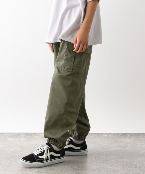 GLOBAL WORK(グローバルワーク)の「スゴラクストレッチカーゴジョグパンツ/115788(カーゴパンツ・キッズ・ブラック系その他/カーキ/ブラック/ライトブルー・120cm/130cm/140cm/150cm/160cm/170cm)」の14枚目の写真