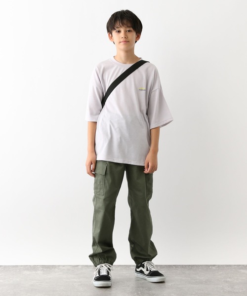 GLOBAL WORK(グローバルワーク)の「スゴラクストレッチカーゴジョグパンツ/115788(カーゴパンツ・キッズ・ブラック系その他/カーキ/ブラック/ライトブルー・120cm/130cm/140cm/150cm/160cm/170cm)」の11枚目の写真