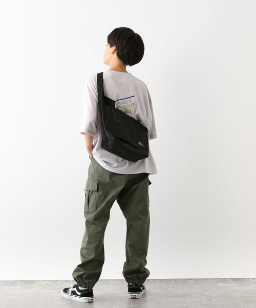 GLOBAL WORK(グローバルワーク)の「スゴラクストレッチカーゴジョグパンツ/115788(カーゴパンツ・キッズ・ブラック系その他/カーキ/ブラック/ライトブルー・120cm/130cm/140cm/150cm/160cm/170cm)」の12枚目の写真