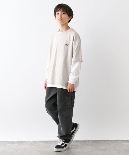 GLOBAL WORK(グローバルワーク)の「スゴラクストレッチカーゴジョグパンツ/115788(カーゴパンツ・キッズ・ブラック系その他/カーキ/ブラック/ライトブルー・120cm/130cm/140cm/150cm/160cm/170cm)」の6枚目の写真