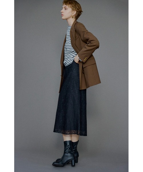 Mila Owen（ミラオーウェン）の「金釦ダブルブレストブレザー（テーラードジャケット・レディース・ブラウン/ダークネイビー・FREE）」の18枚目の写真