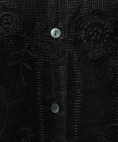 niko and...(ニコアンド)の「3Dフラワーレースシャツ(シャツ/ブラウス・レディース・イエロー/ブラック/アイボリー・LONG/MEDIUM)」の22枚目の写真