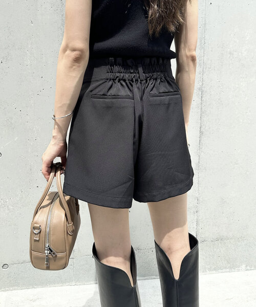 mline（エムライン）の「[mline]ショートパンツ（その他パンツ・レディース・チャコールグレー/ブラック/アイボリー・1/2）」の10枚目の写真