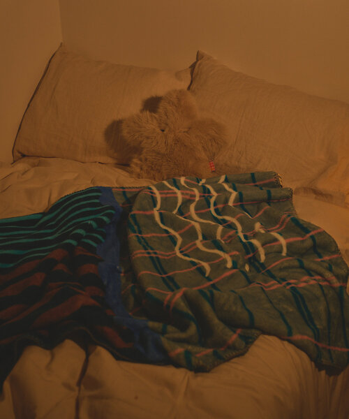 BIRTHDAY BAR（バースデイバー）の「【SAHIR サヒール】vertical line blanket（ラグ/マット・レディース・グリーン/ブルー・0）」の16枚目の写真