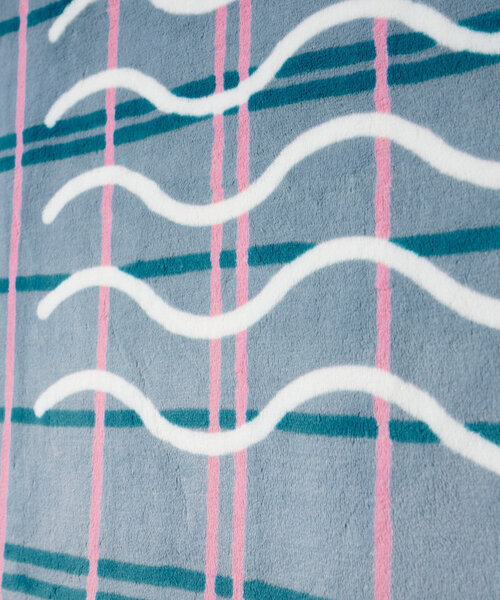 BIRTHDAY BAR（バースデイバー）の「【SAHIR サヒール】vertical line blanket（ラグ/マット・レディース・グリーン/ブルー・0）」の19枚目の写真