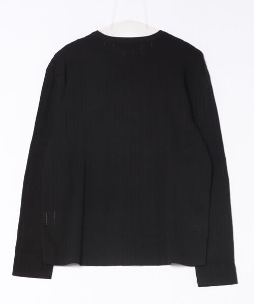 aimoha（アイモハ）の「【aimoha neo】 Soft Ribbed Long Sleeve Sweater（ニット/セーター・メンズ・グレー/ブラック・LARGE/XX-LARGE/X-LARGE）」の3枚目の写真