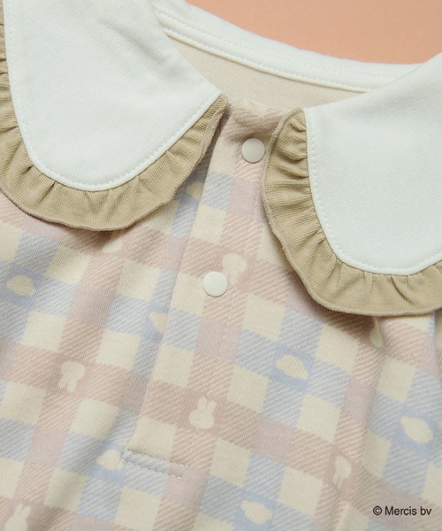 BRANSHES(ブランシェス)の「【ベビー/miffy/ミッフィー】おしりモチーフ長袖カバーオール(ロンパース・キッズ・ベージュ・80/70)」の9枚目の写真