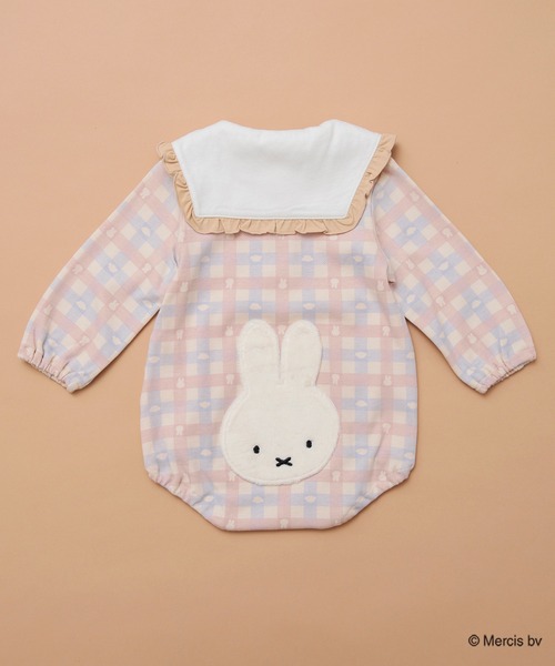 BRANSHES(ブランシェス)の「【ベビー/miffy/ミッフィー】おしりモチーフ長袖カバーオール(ロンパース・キッズ・ベージュ・80/70)」の7枚目の写真