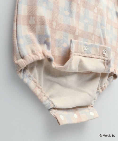 BRANSHES(ブランシェス)の「【ベビー/miffy/ミッフィー】おしりモチーフ長袖カバーオール(ロンパース・キッズ・ベージュ・80/70)」の10枚目の写真