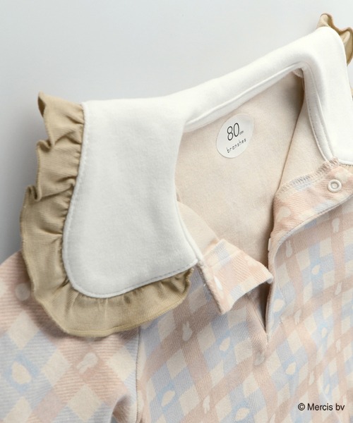 BRANSHES(ブランシェス)の「【ベビー/miffy/ミッフィー】おしりモチーフ長袖カバーオール(ロンパース・キッズ・ベージュ・80/70)」の11枚目の写真