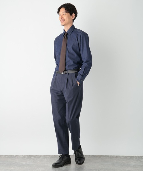 GLOBAL WORK(グローバルワーク)の「デニムスラックス/Salon de GW/131339(デニムパンツ・メンズ・ネイビー・X-LARGE/LARGE/MEDIUM/SMALL)」の7枚目の写真