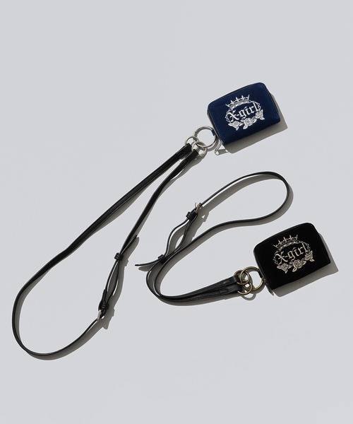 X-girl(エックスガール)の「ROSE AND CROWN COIN CARD CASE(コインケース・レディース・ブラック/ネイビー・ONE SIZE)」の6枚目の写真