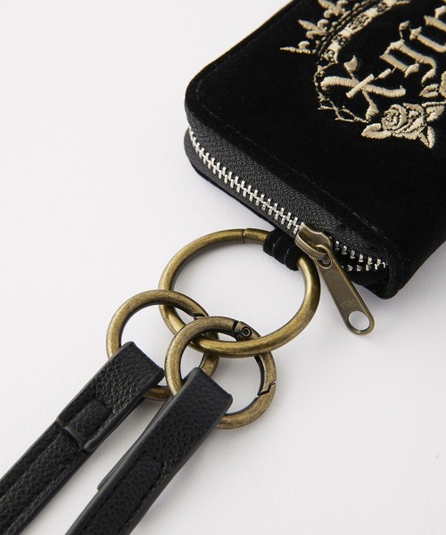 X-girl(エックスガール)の「ROSE AND CROWN COIN CARD CASE(コインケース・レディース・ブラック/ネイビー・ONE SIZE)」の11枚目の写真
