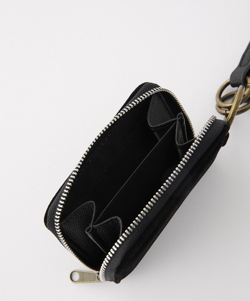 X-girl(エックスガール)の「ROSE AND CROWN COIN CARD CASE(コインケース・レディース・ブラック/ネイビー・ONE SIZE)」の13枚目の写真
