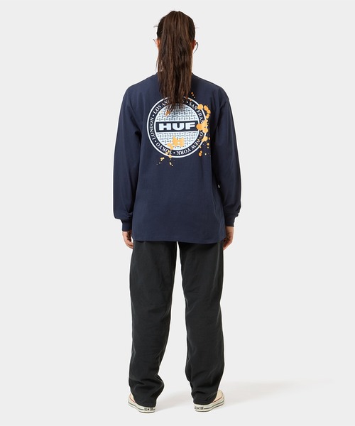HUF（ハフ）の「MANHOLE LS TEE（Tシャツ/カットソー・メンズ・ブラック/ネイビー/ホワイト・SMALL/MEDIUM/LARGE/X-LARGE/XX-LARGE）」の18枚目の写真