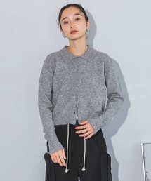 JEANASIS | 7Gカバーリンクボタンショートカーディガン/152507(カーディガン/ボレロ)