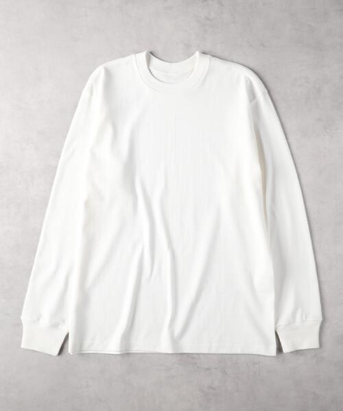 HANES(ヘインズ)の「HANES(ヘインズ)【XXLサイズ】SHIRO クルーネック長袖Tシャツ(Tシャツ/カットソー・メンズ・ホワイト・XXL)」の10枚目の写真