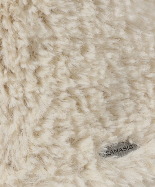 JEANASIS（ジーナシス）の「シャギーサーモHAT/147805（ハット・レディース・ブラック/グレー/オフホワイト・FREE）」の8枚目の写真