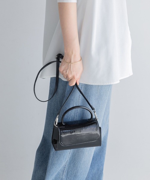 A part by（アパートバイ）の「エナメルミニバッグ（ショルダーバッグ・レディース・ブラウン/ブラック/レッド・FREE）」の10枚目の写真