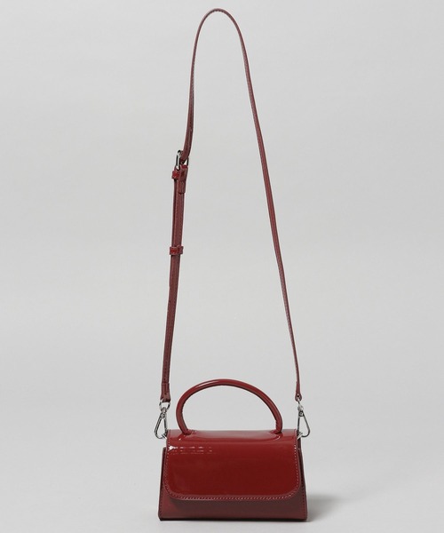 A part by（アパートバイ）の「エナメルミニバッグ（ショルダーバッグ・レディース・ブラウン/ブラック/レッド・FREE）」の14枚目の写真