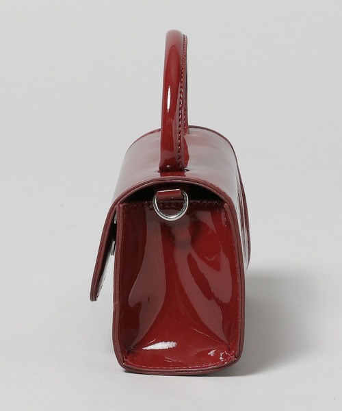 A part by（アパートバイ）の「エナメルミニバッグ（ショルダーバッグ・レディース・ブラウン/ブラック/レッド・FREE）」の18枚目の写真