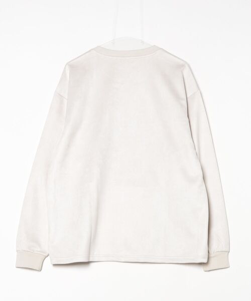 ATELANE（アテレーン）の「ATELANE フェイクスウェードブロック切替プルオーバー（Tシャツ/カットソー・メンズ・ブラック/アイボリー・L/M）」の17枚目の写真