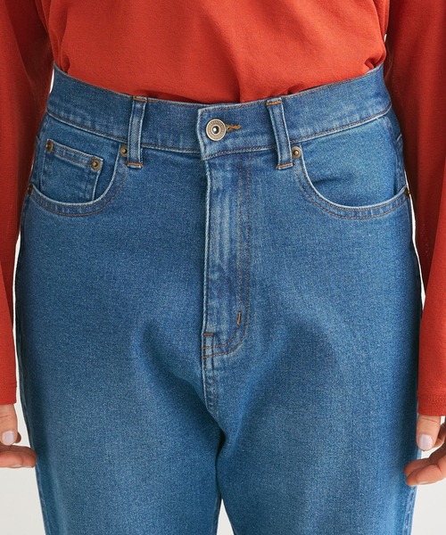 Sugar spoon(シュガースプーン)の「・SUGAR SPOON デニムスリットフレアパンツ(デニムパンツ・レディース・インディゴブルー/ブラック・FREE)」の14枚目の写真