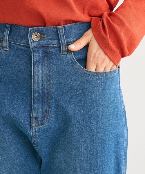 Sugar spoon(シュガースプーン)の「・SUGAR SPOON デニムスリットフレアパンツ(デニムパンツ・レディース・インディゴブルー/ブラック・FREE)」の15枚目の写真