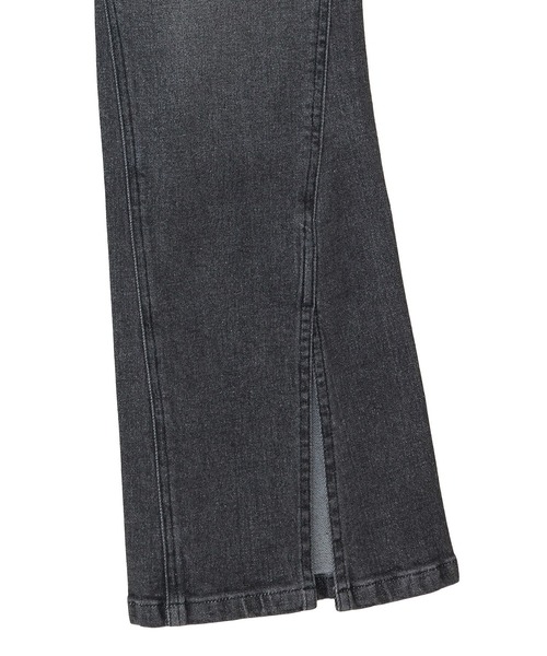 Sugar spoon(シュガースプーン)の「・SUGAR SPOON デニムスリットフレアパンツ(デニムパンツ・レディース・インディゴブルー/ブラック・FREE)」の21枚目の写真