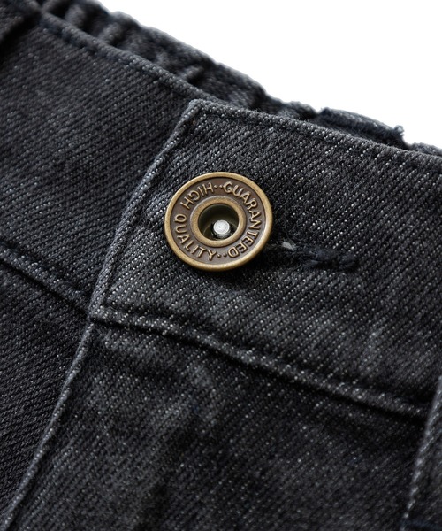 Sugar spoon(シュガースプーン)の「・SUGAR SPOON デニムスリットフレアパンツ(デニムパンツ・レディース・インディゴブルー/ブラック・FREE)」の22枚目の写真