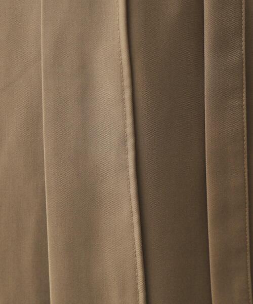 OPAQUE.CLIP（オペークドットクリップ）の「◆≪ツインセット≫プリーツラップ×ナロースカート【洗濯機洗い可】（スカート・レディース・チャコールグレー/キャメル・38/40/42）」の14枚目の写真