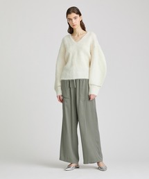 HOUSE OF LOTUS | アルパカシャギークロッシェコンビプルオーバー(ニット/セーター)