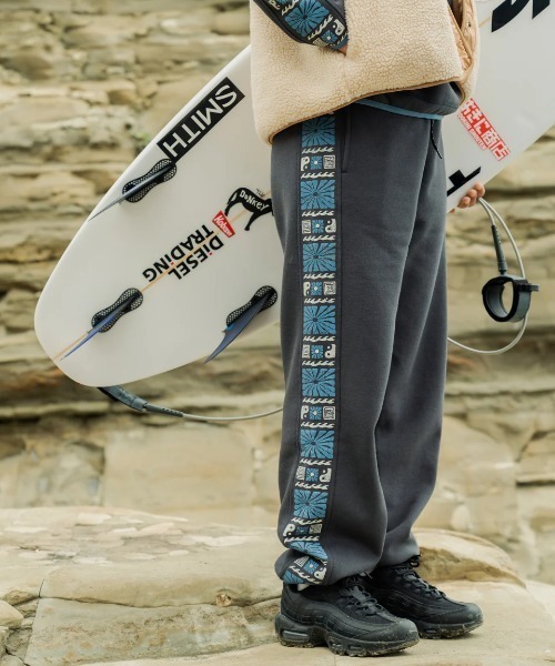 BILLABONG レディース ADIV LONG PANTS ロングパンツ/ビラボンサイドラインウエストゴムスウェットパンツ（スウェットパンツ）｜BILLABONG（ビラボン）スウェットパンツ