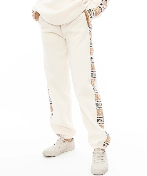 BILLABONG レディース ADIV LONG PANTS ロングパンツ/ビラボンサイドラインウエストゴムスウェットパンツ（スウェットパンツ）｜BILLABONG（ビラボン）