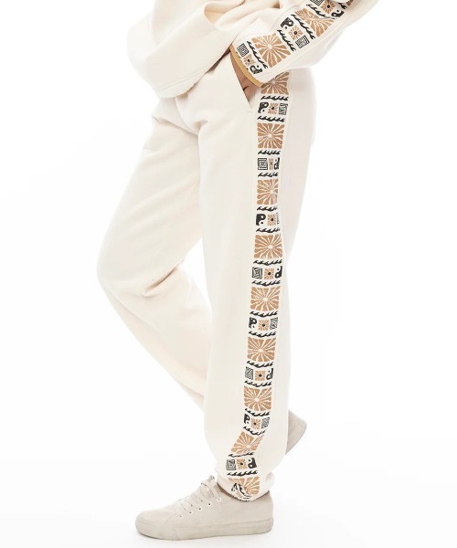 BILLABONG レディース ADIV LONG PANTS ロングパンツ/ビラボンサイドラインウエストゴムスウェットパンツ（スウェットパンツ）｜BILLABONG（ビラボン）