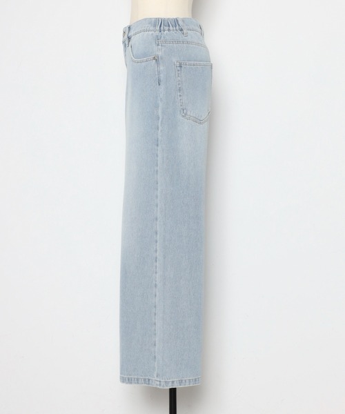 サイドゴムバギーデニムパンツ（デニムパンツ）｜Bonjour Sagan