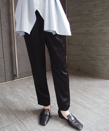 qualite（カリテ）の「アセテートサテンドロストパンツ/秋服/冬服/オフィスカジュアル（スラックス）」