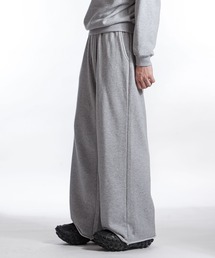 ZIP FIVE -White Line-（ジップファイブホワイトライン）の「【White Line】 裏毛 ワイド ストレート ピグメント フェード スウェットパンツ（スウェットパンツ）」