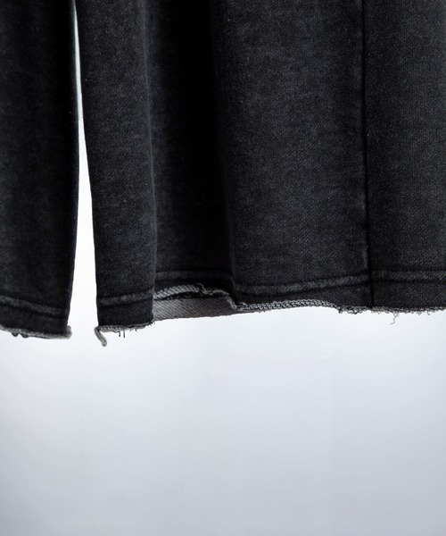 ZIP FIVE -White Line-(ジップファイブホワイトライン)の「【White Line】 裏毛 ワイド ストレート ピグメント フェード スウェットパンツ(スウェットパンツ・メンズ・杢グレー/ブラック/ブラウン・MEDIUM/X-LARGE/LARGE)」の14枚目の写真