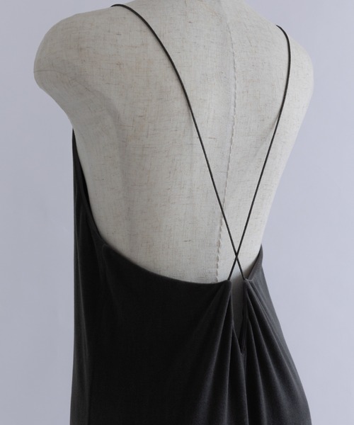 Velour Cami Dress（ワンピース）｜EN NEUME（エンノイム）