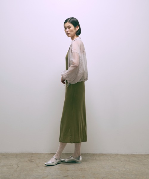 Velour Cami Dress（ワンピース）｜EN NEUME（エンノイム）