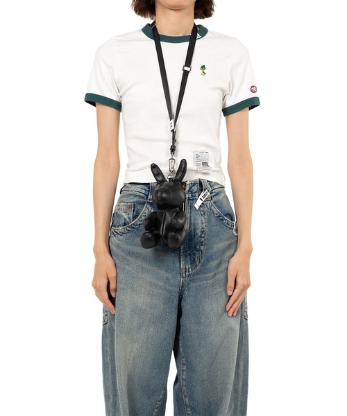 Maison MIHARA YASUHIRO（メゾンミハラヤスヒロ）の「"DOLLS" Rabbit Mini Bag（ショルダーバッグ・メンズ・ブラック・FREE）」の14枚目の写真