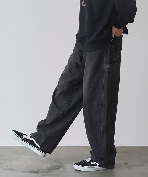【一部店舗限定】ワークカーブデニムパンツ（デニムパンツ）｜coen（コーエン）