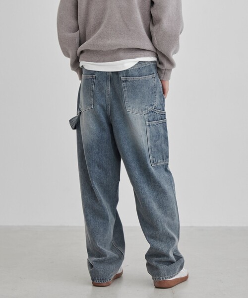 coen（コーエン）の「【一部店舗限定】ワークカーブデニムパンツ（デニムパンツ・メンズ・ダークグレー/ライトブルー・M/L）」の7枚目の写真